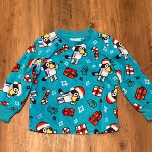 Bluey Holiday Fleece Long Sleeve